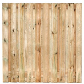 Grenen geïmpregneerde schutting 19-planks 180 x 180 cm