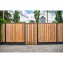 Hardhouten schutting 19-planks 180 x 180 cm