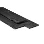 Douglas plank 27x250 fijnbezaagd/geschaafd/fijnbezaagd zwart gespoten