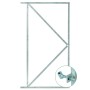 Verstelbaar poortframe zonder slotkast 180 cm hoog, diverse breedtes