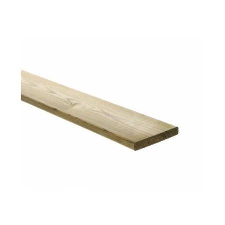 Vuren geïmpregneerde plank 18x120 geschaafd