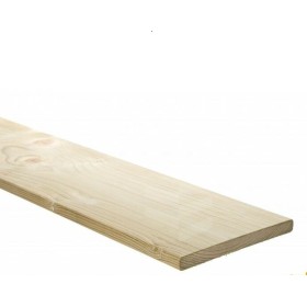 Vuren geïmpregneerde plank 18x195 geschaafd
