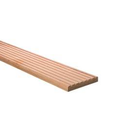 Bangkirai vlonderplank met ribbel profiel 27x145mm