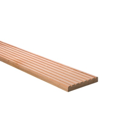 Bangkirai vlonderplank met ribbel profiel 27x145mm